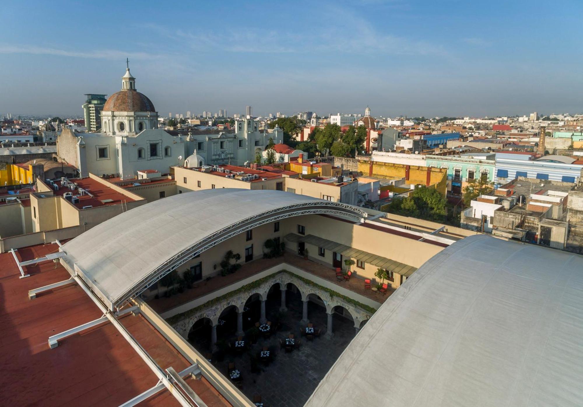 מלון Quinta Real פואבלה מראה חיצוני תמונה View of the city from the roof of the Museo de Arte Moderno de la Ciudad de México