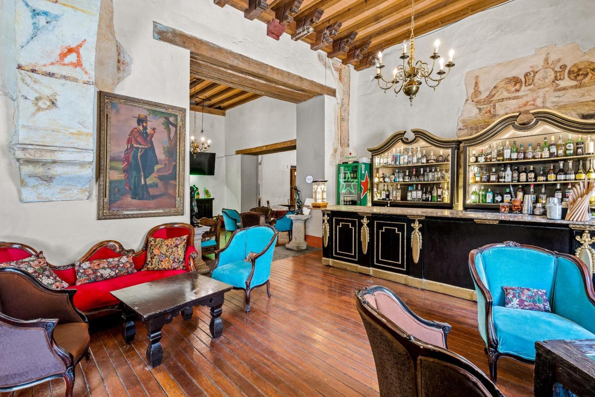 מלון Quinta Real פואבלה מראה חיצוני תמונה The bar at the Hotel Casa Grande
